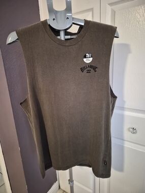 Billabong Boys' Brown Sleeveless Muscle Tee